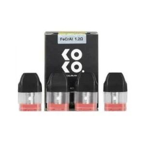 100% Genuine Uwell Caliburn KoKo Replacement Pod - 4 Pcs 1.2Ω Pods