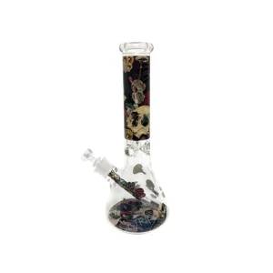 14″ 7mm Purple Trip Design Exclusive License Glass Bong