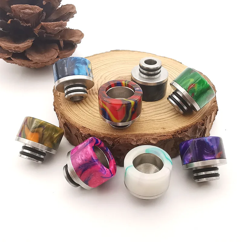 510 Epoxy Resin Wide Drip Tips – Random Color - Image 2