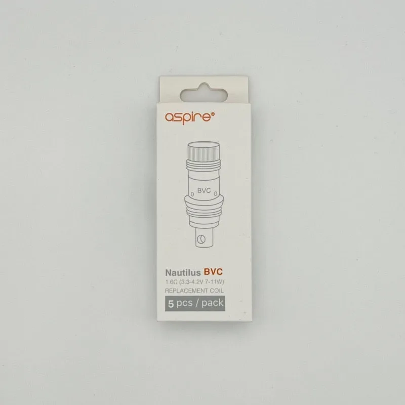 Aspire Nautilus BVC 1.6 Ohm Coils – 5 Pack