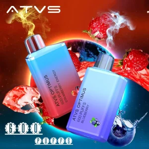 ATVS OPTIMUS Disposable Vape 600 Puffs – Blueberry