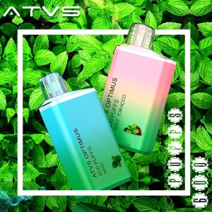 ATVS OPTIMUS Disposable Vape 600 Puffs – Mint Tobacco