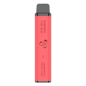 ATVS XPro Disposable Vape 1500 Puffs – Apple Peach Strawberry