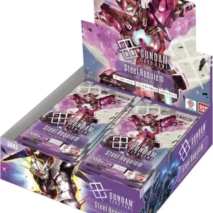 BANDAI Gundam Card Game GD03 Booster Pack Steel Requiem 24 Packs Box