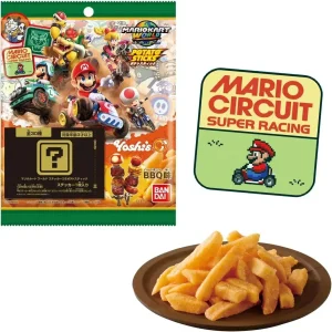 Bandai Mario Kart World BBQ Potato Sticks Box 10 Collectible