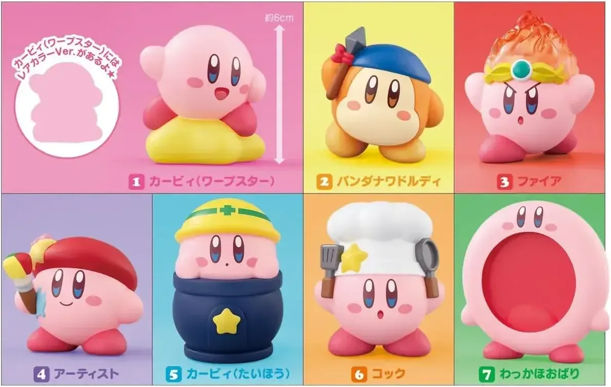 Bandai Shokugan Kirby Friends 6 Figures Candy Toy Box of 12 - Image 2