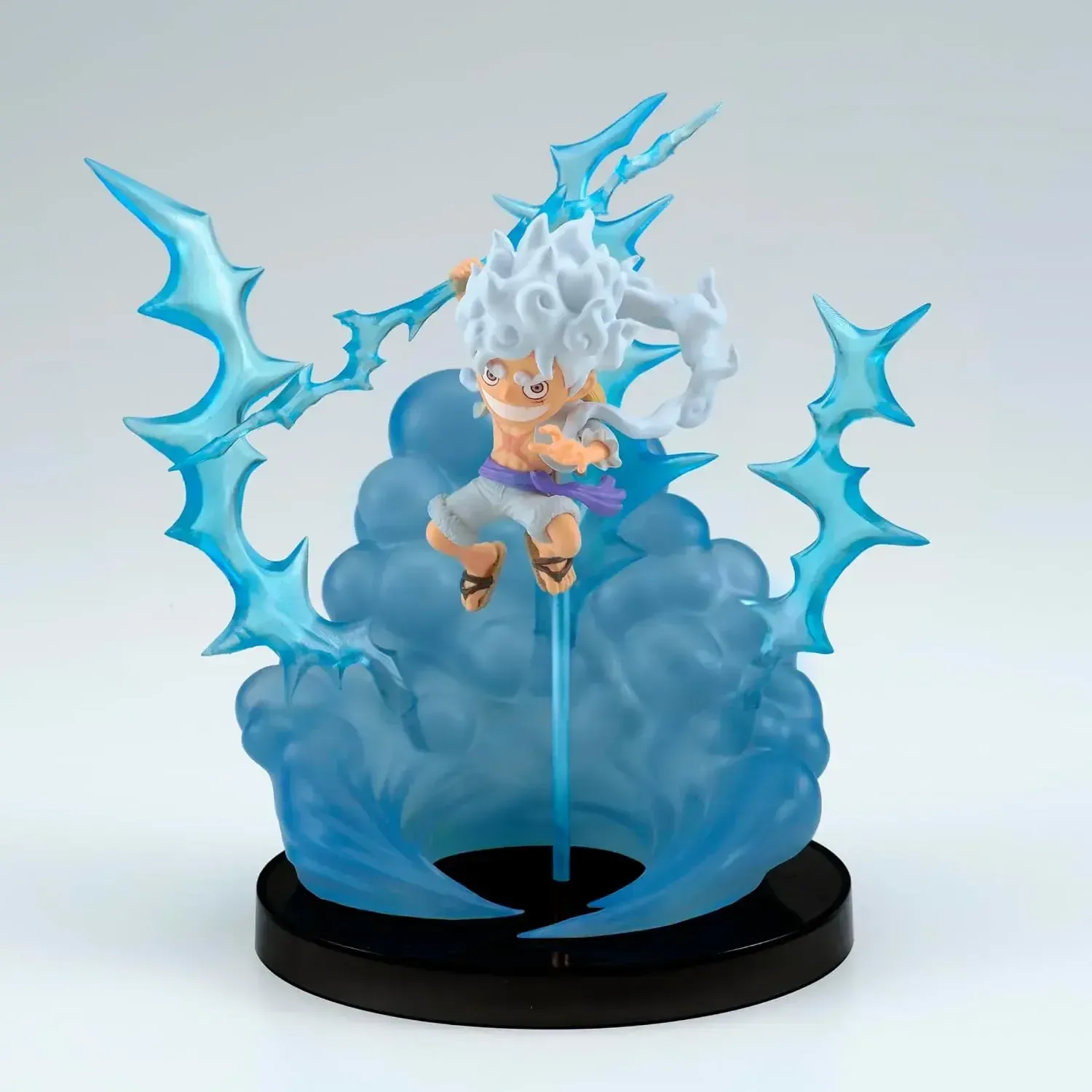 Banpresto One Piece Luffy Gear 5 Collectible Display Figure 2.8in - Image 2
