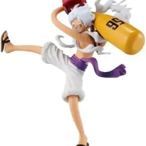Banpresto One Piece Luffy Gear 5 II Battle Record Anime Figure