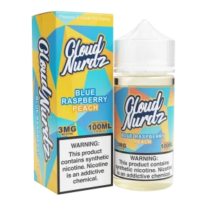 Blue Raspberry Peach Cloud Nurdz 100ml