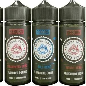 Buddha Vapes Reborn Vape Juice E Liquid 100ml 0mg Premium Vape Juice 70vg 30pg