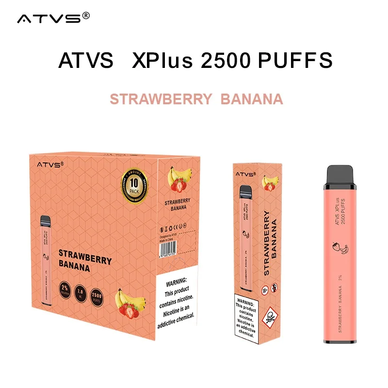 Bulk Wholesale ATVS XPlus Disposable 2500 Puffs Pack of 10
