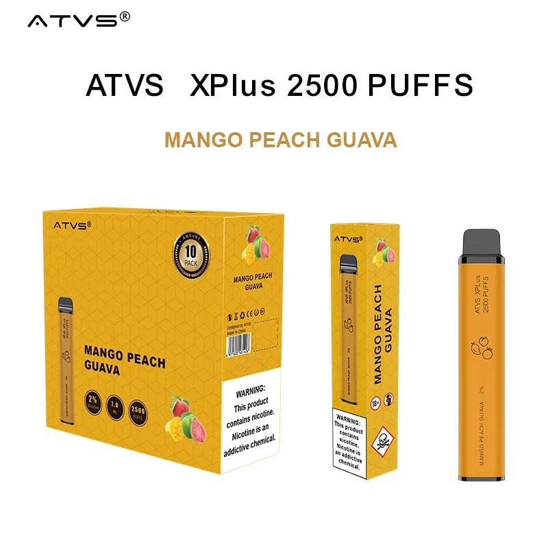 Bulk Wholesale ATVS XPlus Disposable 2500 Puffs Pack of 10 - Image 2
