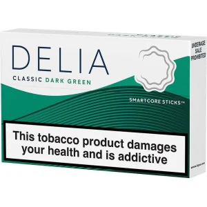 Classic dark green IQOS DELIA tobacco sticks 20 pack