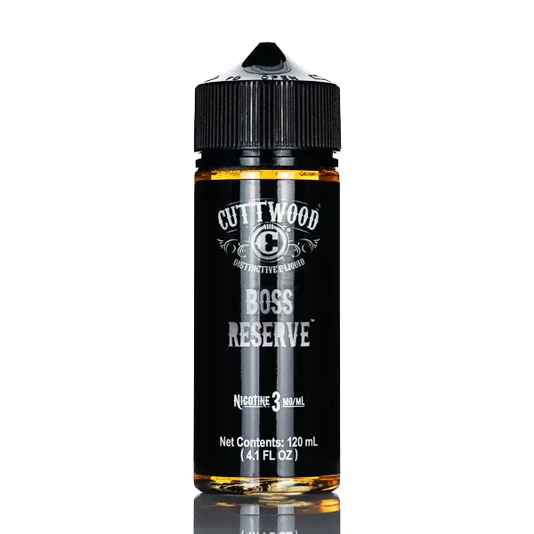 Cuttwood Classic E-Liquid – Boss Reserve – 120ml - Image 2