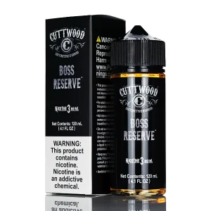 Cuttwood Classic E-Liquid – Boss Reserve – 120ml