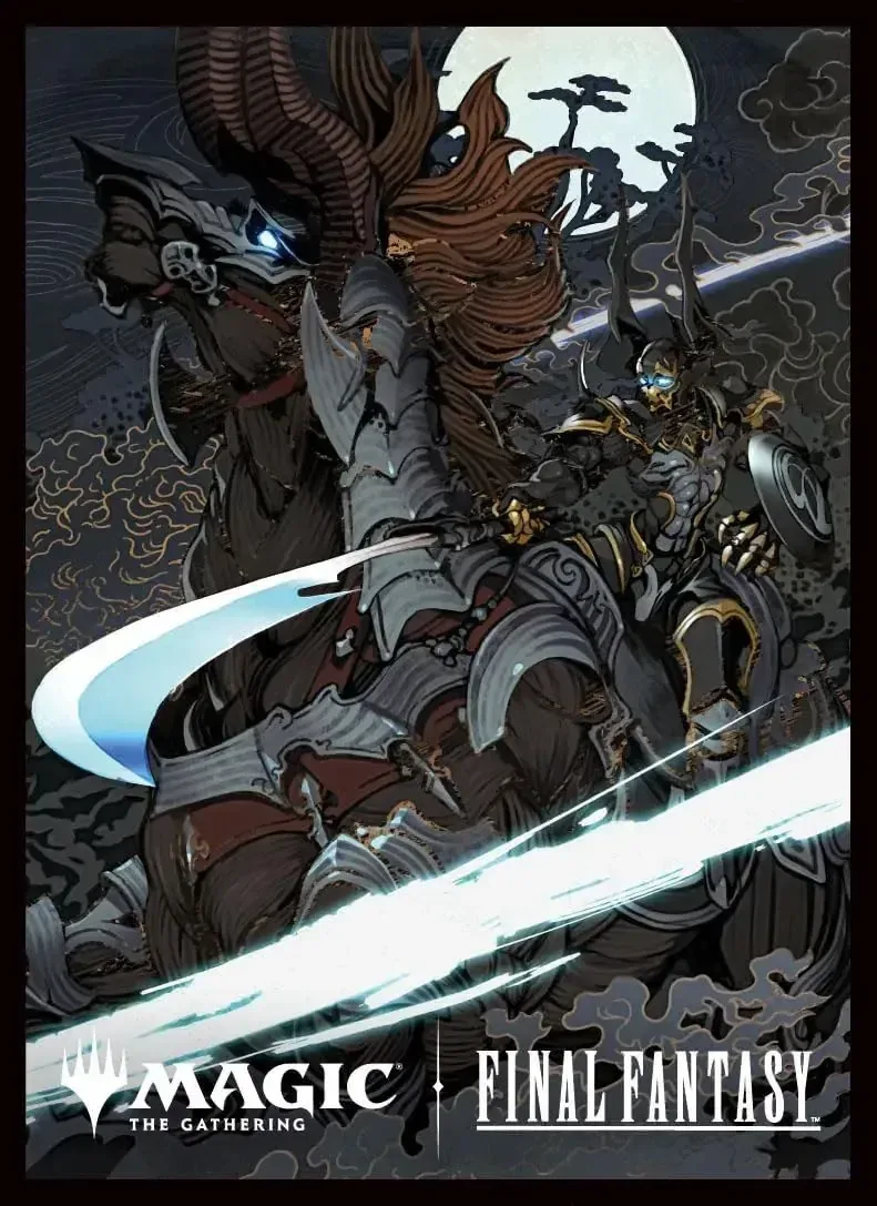 Ensky MTG Final Fantasy Card Sleeves Woodblock Odin Size 67x92