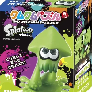 Ensky Splatoon Squid 3D Puzzle Lime Green Decoration, 10 Pieces