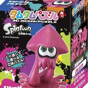 Ensky Splatoon Squid Pink 3D Puzzle Figure, 10 Pieces, Ages 8+