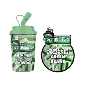 Fruit Lab Disposable Vape 6000 Puffs 15ml – Green Beans
