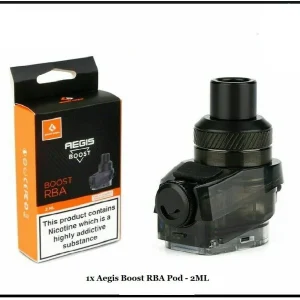 GeekVape Aegis Boost RBA Pod - 2ml Replacement Spare Pod Cartridge TPD Compliant