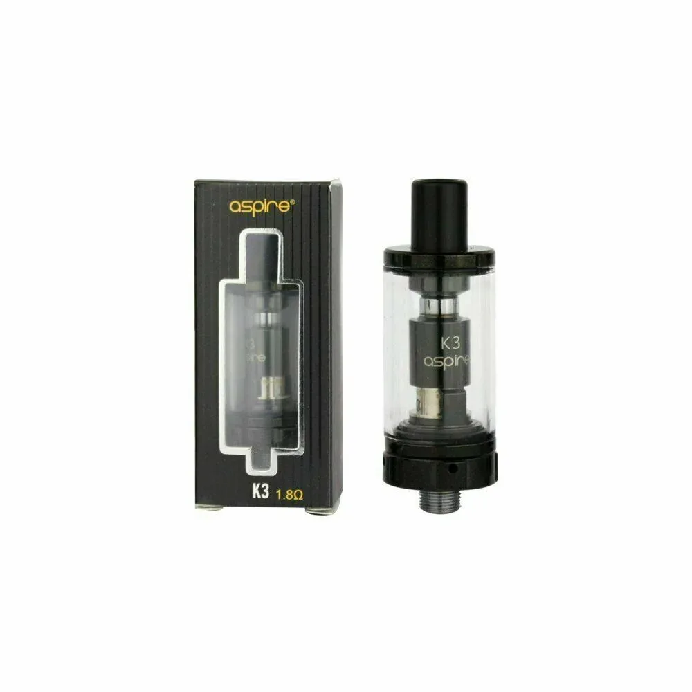Genuine Aspire K3 BVC Clearomizer Atomizer Tank 1.8Ω Fitted coil 2ml Capacity - Image 2