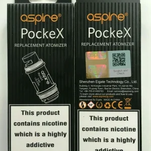 Genuine Aspire Pockex Coils 1.2Ohm & 0.6ohm | 5x Pack | Replacement Coils Head