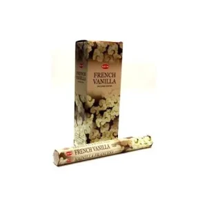 HEM French Vanilla 9″ Incense Sticks – Hex Box (20g)