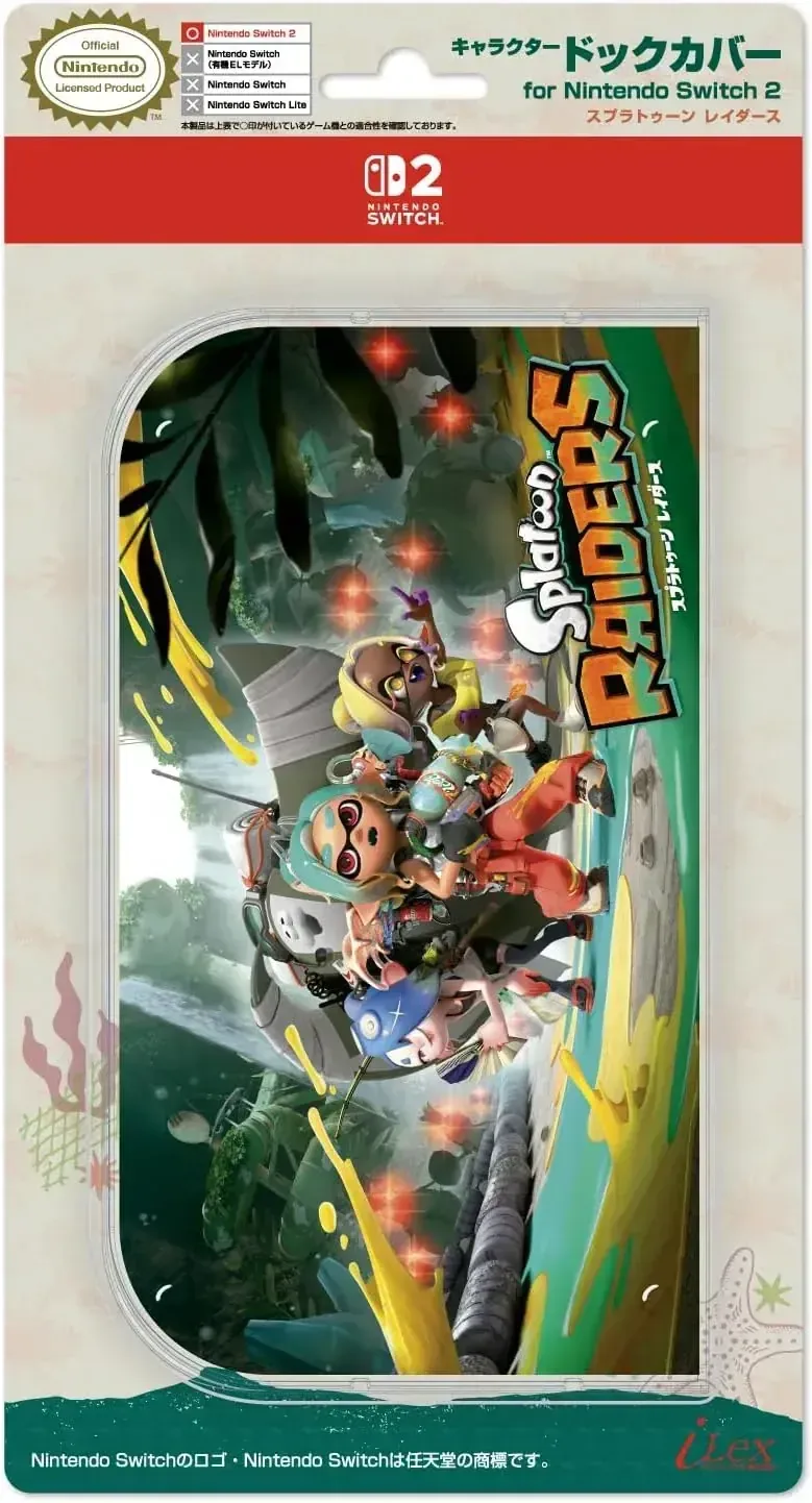 Ilex Nintendo Switch 2 Dock Cover for Splatoon Raiders, Attached