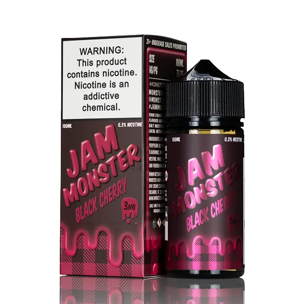 Jam Monster – Black Cherry – 100mL