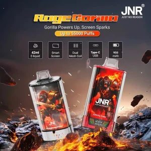 JNR Rage Gorilla 55K 55000 Puffs Disposable Vape Kit 2% 42mL