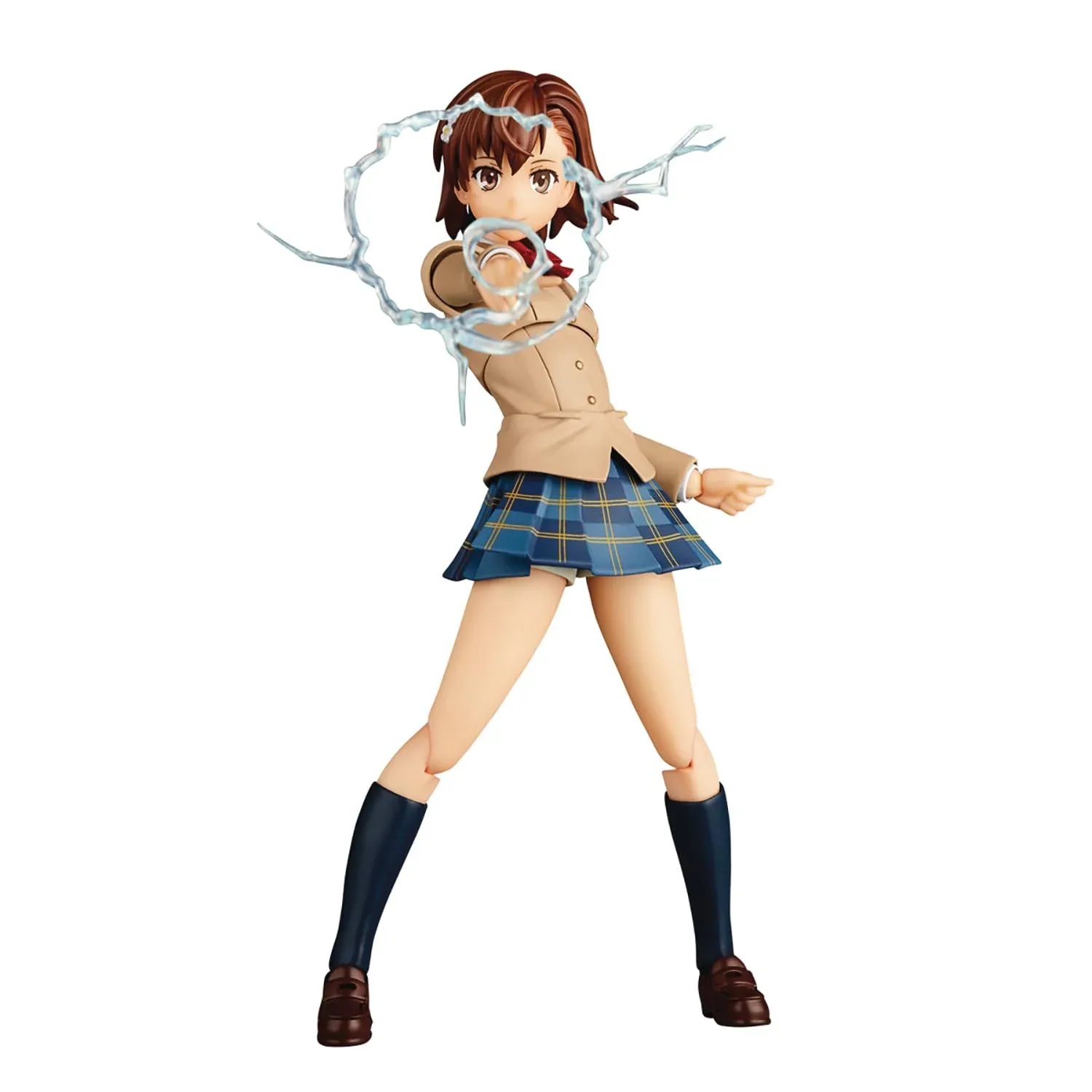 Kaiyodo Revoltech Mikoto Misaka Winter Uni Version Action Figure