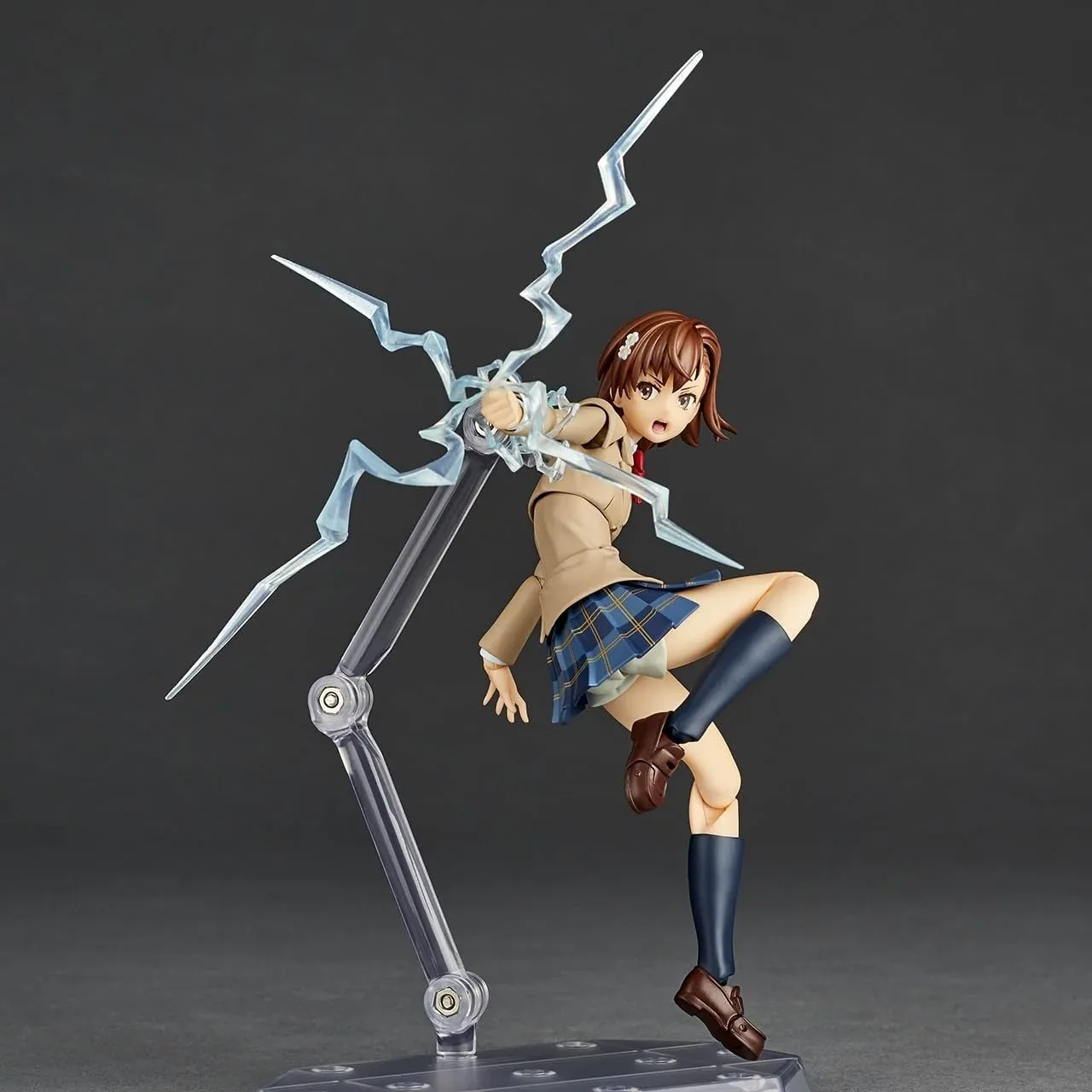 Kaiyodo Revoltech Mikoto Misaka Winter Uni Version Action Figure - Image 2