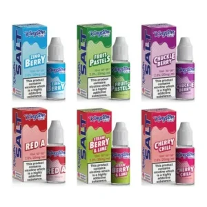Kingston Salts E Liquid Nic Salts 10ml 50/50 Juice 20MG Pack of 12
