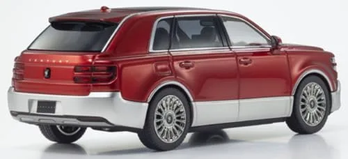 Kyosho Original 1/43 Toyota Century Red Silver With Fromage Interior Model - Image 2