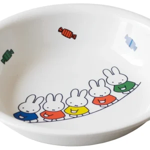 Miffy Space Joy Miffy Friends Deep Plate M1305Ft White Durable Dining Dish