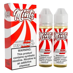 Mints Vape Co – Peppermints – 120ML E-Liquid (Twin 60ML Pack)