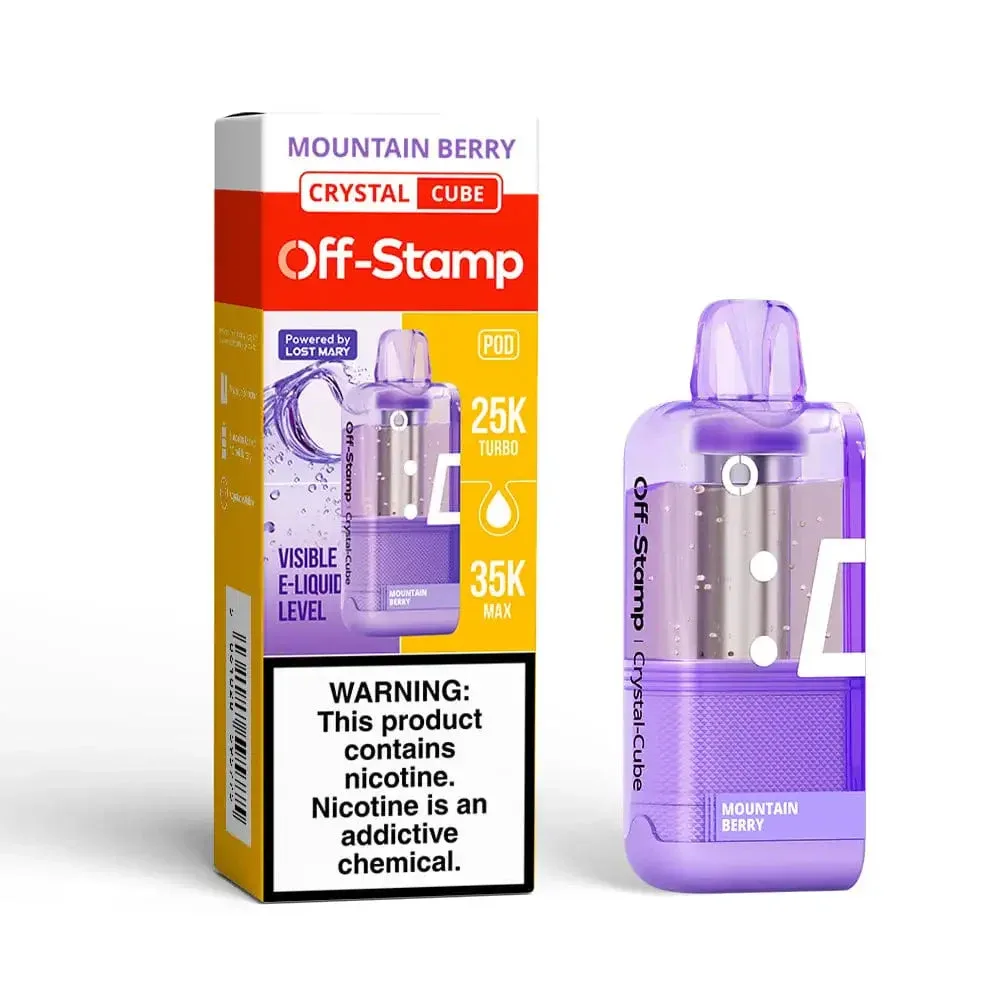 Mountain Berry - Off-Stamp Crystal Cube 35K Disposable Pod