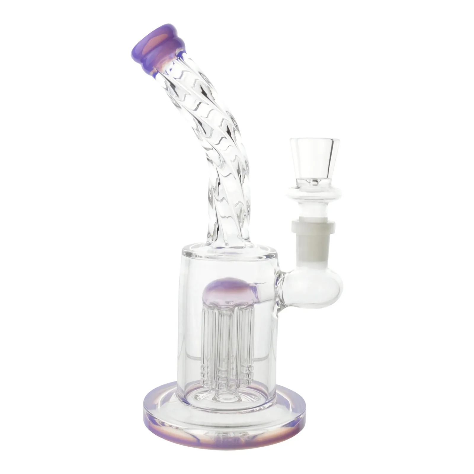 Neon Tip Bong - 8in - Image 2