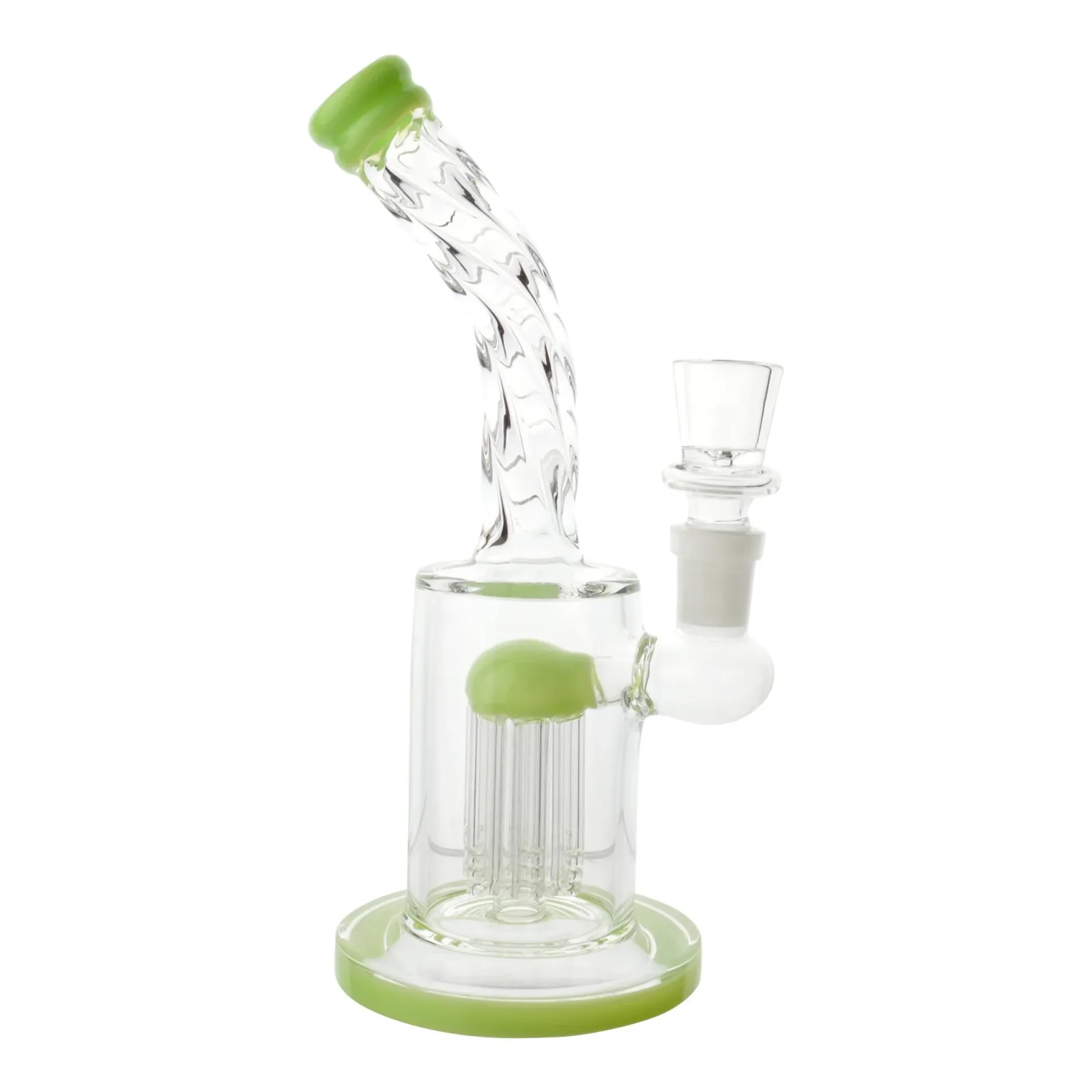 Neon Tip Bong - 8in