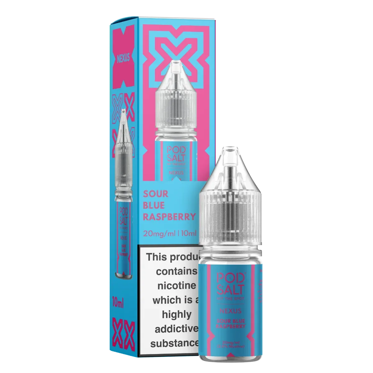 Nexus Sour Blue Raspberry 10ml Nicotine Salt E-Liquid