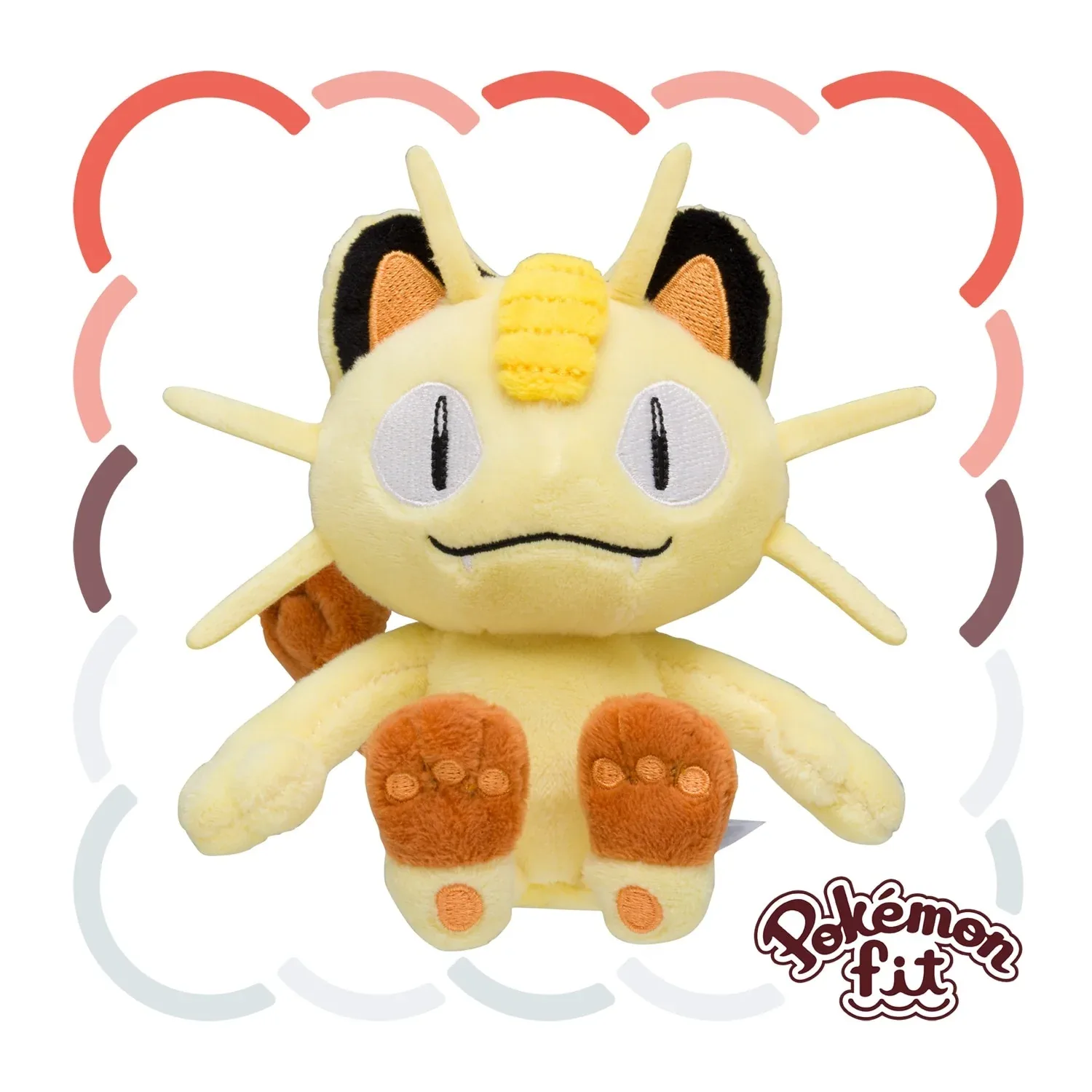 Official Pokemon Meowth Plush Toy - Fit Collection Figure - Image 2