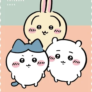 Parco Chiikawa 2026 Wall Calendar Monthly Planner With Cute Illustrations
