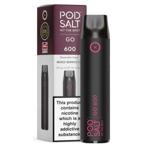 Pod Salt GO 600 Mixed Berries Ice Disposable Device