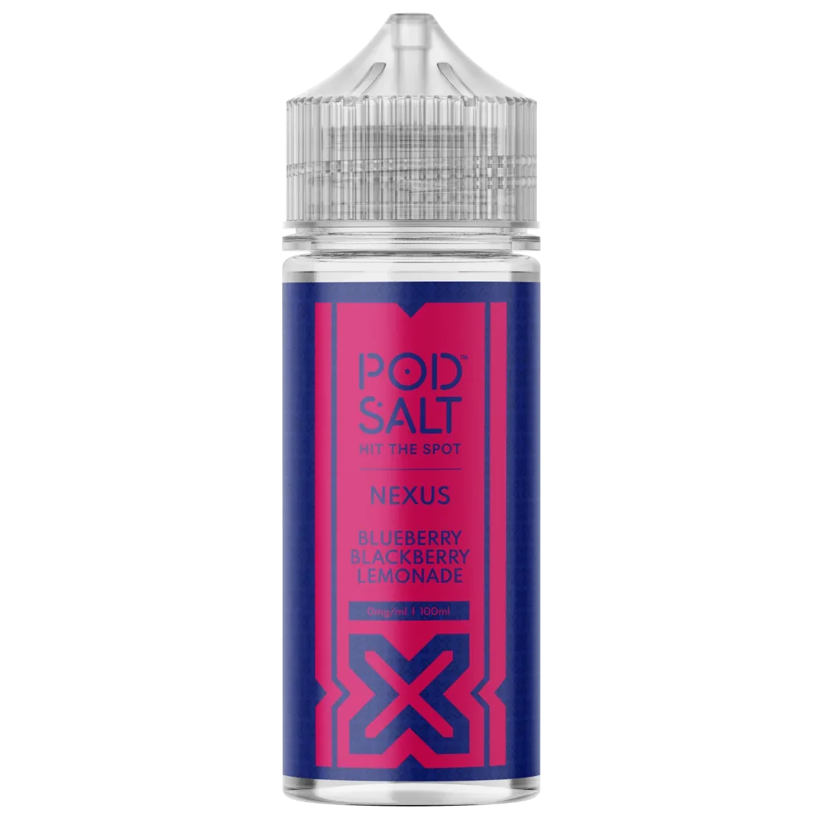 Pod Salt Nexus Blueberry Blackberry Lemonade 100ml Shortfill E-Liquid
