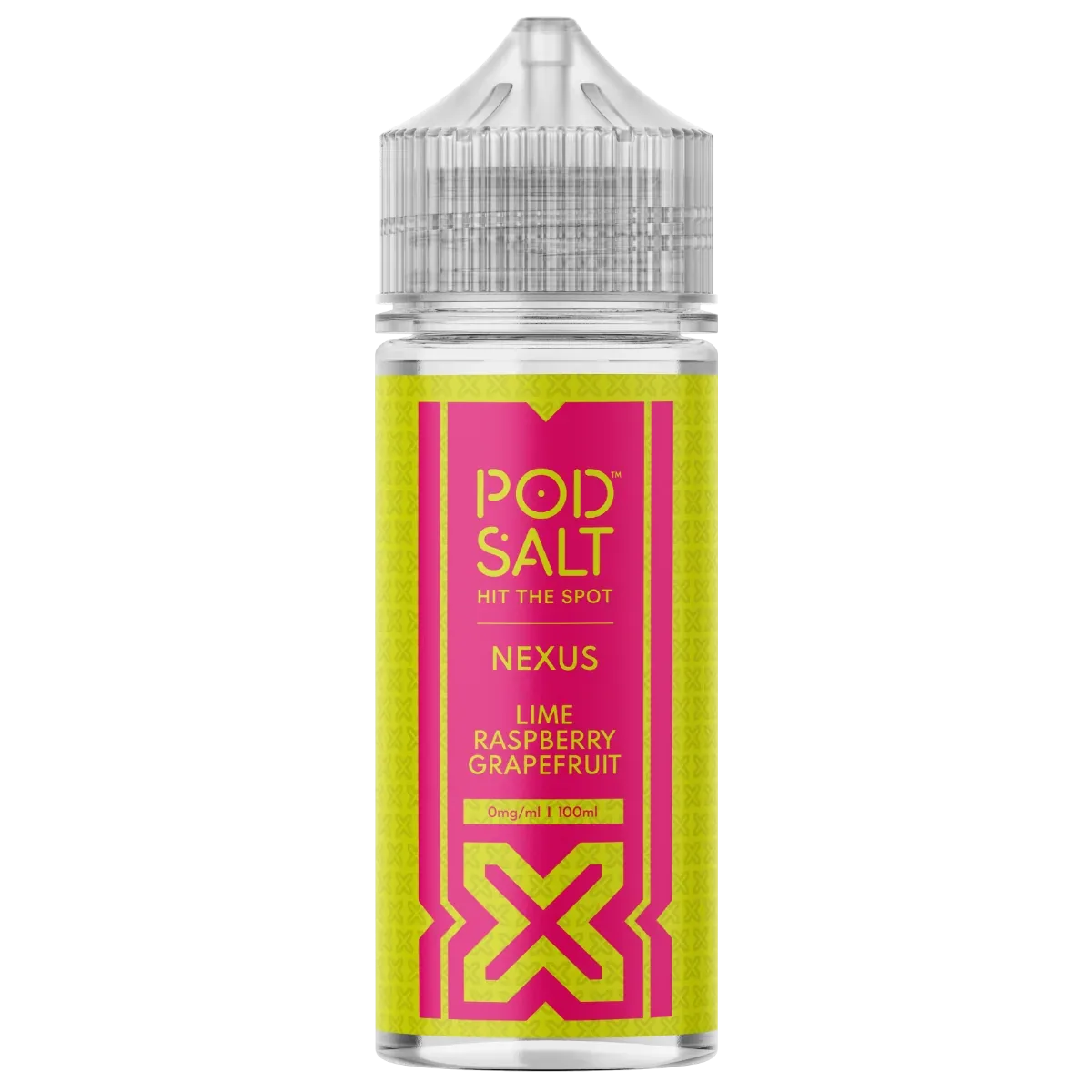 Pod Salt Nexus Lime Raspberry Grapefruit 100ml Shortfill E-Liquid