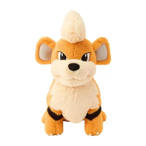Pokemon Center Growlithe Sitting Plush Doll - Official Japan Release