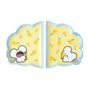 Pokemon Half Pair Plate Set Wakkanezumi Stoneware Kitchen Dishes