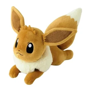Pokemon Life Size Eevee Plush Lying Down Soft 36 x 41 x 25.5 cm