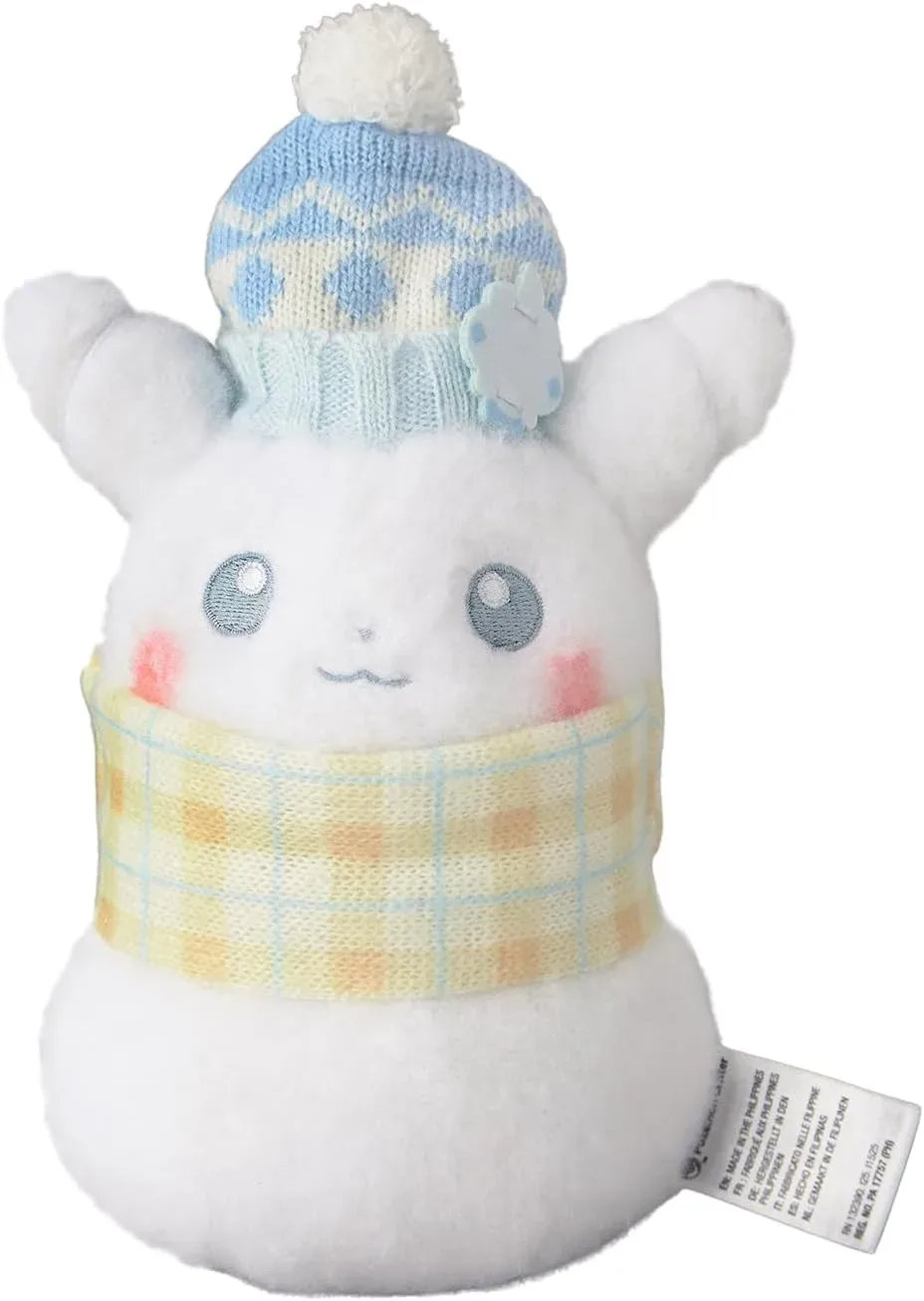 Pokemon Plush Pikachu Yukidarman Soft Original Collectible Toy