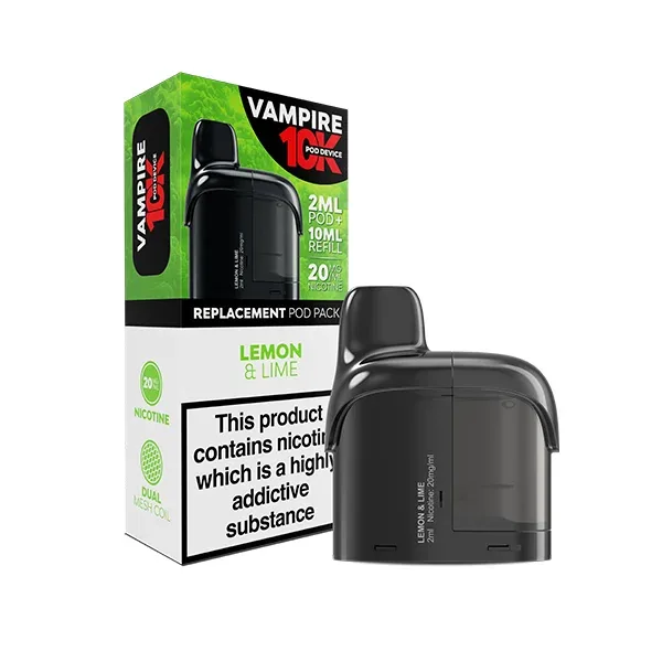 Vampire Vape 10k Replacement Prefilled Pods 20mg (2%) - Image 2